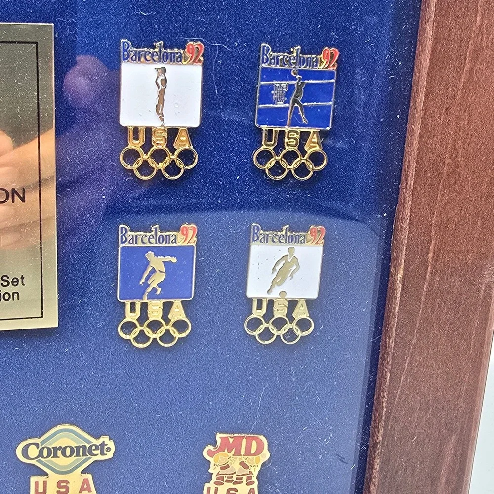 Georgia-Pacific 1992 US Olympic Team Barcelona Commemorative Pin Set Limited Ed